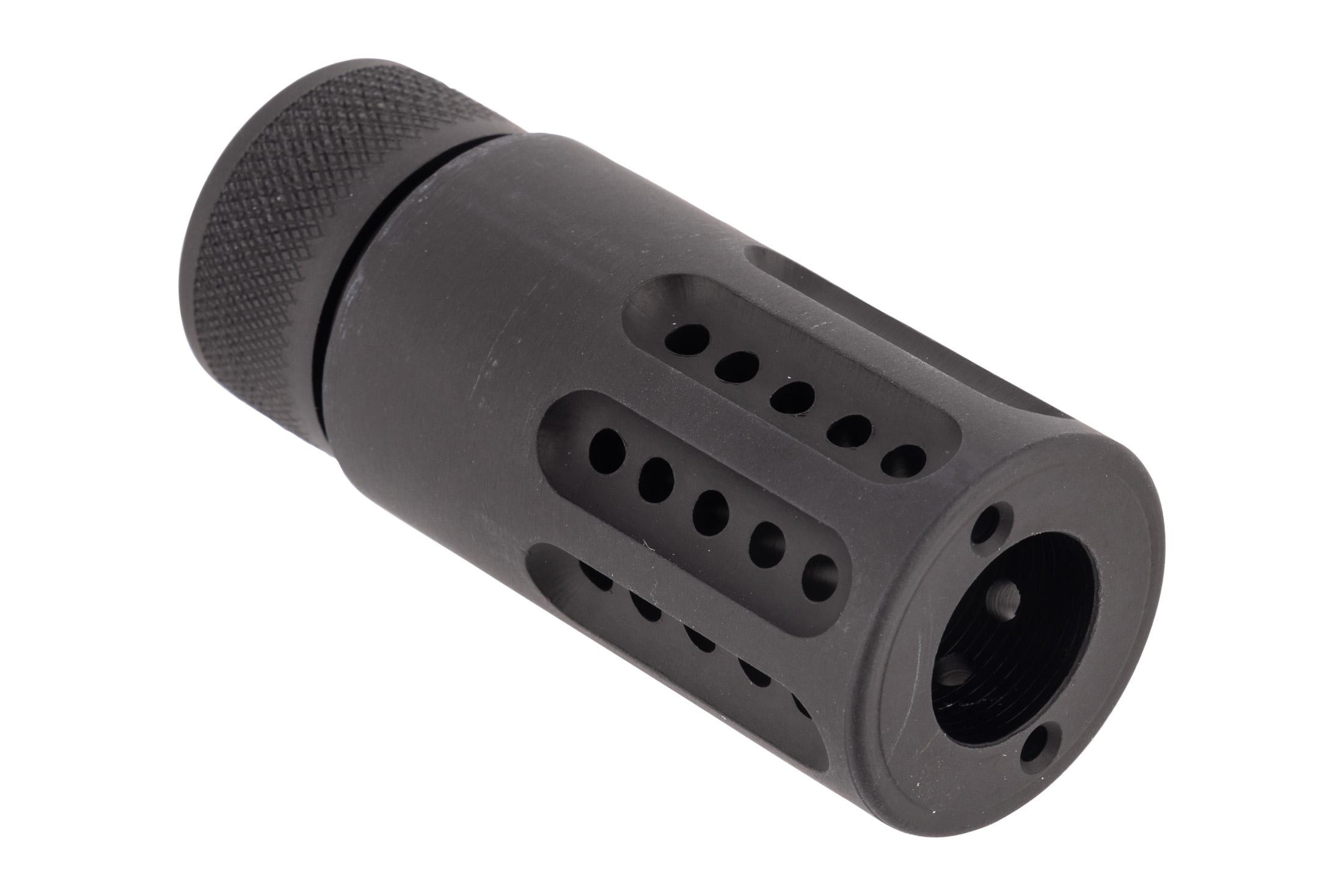 Guntec USA 300 Blackout/.308 Winchester Micro Slip Over Barrel Shroud With Multi Port Muzzle Brake - 5/8x24